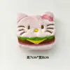 Colgante de Felpa con Forma de Comida de Gato Dibujado Colgante de Bolso Broche de Muñeca Hamburguesa Papas Fritas Pan