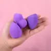 Huevo de Maquillaje Seco y Húmedo Doble Uso Tipo Calabaza Corte Diagonal Tipo Gota Huevo de Maquillaje para Belleza Combinación Independiente Empaquetado Huevo de Maquillaje Portátil