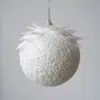 Bola navideña de pétalos blancos transfronterizos, decoración de ambiente navideño, decoraciones de espuma de polvo pegajoso, árbol de Navidad