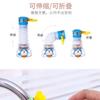 Grifo de cocina con salpicadura filtro de agua tubería de agua universal retráctil giratorio filtro dormitorio boquilla de ducha universal