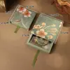Caixa Gaveta para Pulseira Estilo Chinês, Pulseira, Bracelete, Caixa Flutuante Transparente com Gaveta para Joias, Caixa de Embalagem para Joias, Pequena Caixa de Presente