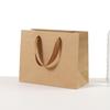 Bolsa de Papel Kraft Blanco con Asa Bolso de Mano Engrosado Cosméticos Joyería Compras Regalo de Joyería Embalaje de Joyería Bolso de Mano