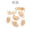 Anillo para Colgar con Pinza de Triángulo Sin Perforación para Oreja Pendientes Hechos a Mano DIY Accesorios de Joyería Pinza Invisible para Oreja Pinza de Rana Venta al por Mayor
