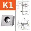 Bloque de Guía Lineal Máquina Herramienta Bloque de Fijación de Riel Lineal Placa de Presión Inclinada Tipo T1T2T3A123K123 Bloque Cuña de Riel Deslizante Otro