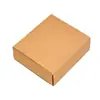 Conjunto de Caixas de Papel Kraft Prontas, Caixa de Papel Dobrável Simples com Gaveta Deslizante, Embalagem para Presente de Chá, Sacola de Papel Kraft Portátil