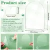 Novo Suporte de Mesa para Cartão de Nome Acrílico Curvo Transparente Cartão de Mesa em Branco para Casamento Decorações de Eventos de Festa