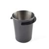 Molinillo de frijoles de acero inoxidable dispensador de polvo transfronterizo más vendido taza dispensadora de polvo para molinillo de frijoles taza de polvo especial con mango para cafetería
