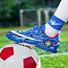 Zapatos de fútbol para niños de primavera y otoño, uñas rotas y velcro, para niños con uñas largas de entrenamiento, niños pequeños y medianos, niñas, zapatillas de competición de uñas cortas