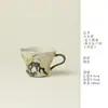 Caneca Cerâmica Criativa Pintada à Mão com Design de Orquídea Dourada, Exquisita Caneca Individual Antitérmica para o Anfitrião
