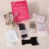 Set de Herramientas para Teñir el Cabello Estilo Chino Bolsa de Regalo Rosa Cepillo de Doble Cara para Teñir el Cabello Mezclador de Crema de Tinte Recipiente para Aceite de Horneado Cepillo Peine para Teñir el Cabello