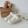 Baikuang Zapatos de Plataforma Gruesa Bordado de Punto de Cruz Chino Nuevo para Mujer 2024 Primavera Nuevas Explosiones Aumentados Deportivos Ocio Gama Alta