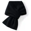 Bufanda de Cachemira para Mujer 100% Cachemira Otoño e Invierno Color Sólido Versátil Cálida Protección contra el Frío Estilo Grueso Color Sólido Bufanda Versátil para el Cuello
