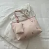 Bolsa Grande Casual para Viajes Diarios para Mujer, Nueva Tendencia Otoño 2026 Bolso Tote Mariposa, Bolso de Hombro Texturizado para Viajes Diarios