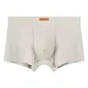 Atacado de Cuecas Boxer Masculinas Huajielong Cor Sólida Nylon Seda de Gelo, Cintura Média Tamanho Grande Respirável, Disponível para Dropshipping