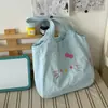 Bolso de Hombro Tipo Tote Nuevo y Lindo de Dibujos Animados para Mujer, Bolso de Lona de Gran Capacidad, Bolso de Mano Versátil de Moda para Viajes Diarios para Niñas