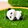 Micro-Paisaje Lindo Muñeco Panda de Bambú Linda Decoración de Jardinería DIY Accesorios Adornos Pequeños de Escritorio