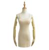 Vestido Minimalista de Alças Estilo Celebridade da Internet Desejo Puro com Bojo Base Sexy para a Figura Saia Quadril Quatro Estações