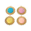 Joyería Transfronteriza Collar Sencillo Colgante Accesorios para Mujer Sol Cara Sonriente Cadena de Suéter Colgante Acero Inoxidable Joyería Versátil