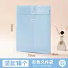 Bolsa Impermeable de Plástico para Archivos, Carpeta de Polipropileno Color Papel Kraft, Bolsa para Almacenamiento de Documentos, Bolsa Duradera para Documentos