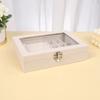 Nueva Caja de Joyería de Madera Antioxidation Modelo Nuevo 2025 Caja Pequeña de Almacenamiento para Joyería, Collares y Aretes de Gama Alta
