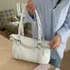 Bolsa Grande Capacidade Transfronteiriça para Mulheres 2025 Nova Bolsa de Mão de Nicho para o Dia a Dia Bolsa Tote Elegante Simples Bolsa de Ombro para Sob o Braço