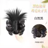 Adereço de Cabelo de Pena de Galinha para Mulheres, Novo Estilo Prendedor de Cabelo Coque, Coque Baixo, Formato de Botão de Flor, Coleção de Adereços de Cabelo Fofos para a Parte de Trás da Cabeça