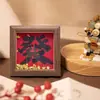 Nova Pintura Diamantada Estilo Chinês com o Caractere "Fu" para Riqueza, Moldura Oca DIY com Presente de Lingote, Colagem de Diamantes Criativa para Decoração de Entrada e Sala de Estar
