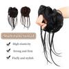 Peluca Transfronteriza con Bigotes de Dragón Desordenados, Accesorio para el Cabello Natural Perezoso y Esponjoso para Mujer [Procesamiento Personalizado]