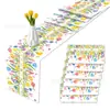 Zc099 Bandera de Mesa Flor de Primavera Mantel Mantel Individual de Mesa para Fiesta Tema Festivo Sala de Estar de Casa Mantel Individual de Tulipan