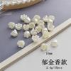 Horquilla de resina de imitación de perla ABS con forma de hoja de pétalo, accesorio para el cabello DIY, decoración de escenario, artesanía, regalo, flor artificial