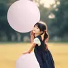 Balão redondo de 36 polegadas, 35g, espessado, para parques ao ar livre, áreas gramadas, balões grandes, brinquedos infantis, decorações de barracas e adereços para fotos