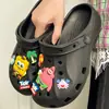 Zuecos para mujer para enfermeras, calzado casual para exteriores, sandalias impermeables de verano 2026, de punta cerrada, con suela suave, pantuflas de suela gruesa para mujer