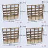 Muebles de madera, materiales de construcción de maquetas, adornos arquitectónicos en miniatura, gabinetes de vino de madera hechos a mano para bricolaje, estanterías, muebles