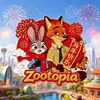 Llavero Acrílico Colgante Plano 2D Zootopia Adorno de Bendición de Año Nuevo Día de San Valentín Pareja Nick y Judy