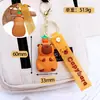 Chaveiro Kapibala Capivara Famoso na Internet Desenho Animado Rei Capivara Fofo Pequeno Pingente Argola de Chaveiro Presente