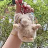 Colgante de Peluche de Nutria Estilo Pastoral Original Europeo Jinnew Llavero Lindo de Muñeca de Dibujos Animados de Zoológico
