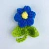 Algodón de Leche de 4 Hebras Accesorios para Ropa Infantil, Flores de Tejido Florales, Ropa, Juguetes, Flores Tejidas, Joyería Hecha a Mano