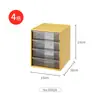 Caja de almacenamiento para pupilas de belleza japonesa para lanzar, papelería de escritorio, artículos diversos, estudiantes de dormitorio, plástico Jiugongge, corazón de niña, caja pequeña japonesa