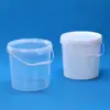 Balde Plástico Grosso de 10 Litros para Lancheira Armazenamento Doméstico de Grau Alimentício Balde para Embalagem de Takeaway de Lagostim Balde de Água para Gatos e Cachorros Atacado