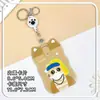 Portatarjetas Deslizante de Gato Kawaii Portatarjetas de Campus Estudiantil Tarjeta de Agua Portafotos de Idol Masculino y Femenino Portatarjeta de Identificación Funda Protectora