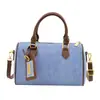 Bolso Boston Colorblock de Mezclilla Vintage 2026 Nuevo Bolso de Mano Sencillo Bolso Almohada de Hombro Único Cruzado de Moda para Mujeres