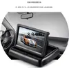 Câmera de Ré Universal para Carro 12-24V Monitor de Display Dobrável para Desktop Tela de Radar de Ré HD 4.3