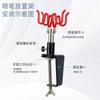 Modelo Militar Gundam Tinta Spray Colorida Suporte para Aerógrafo para Colorir Suporte para Pistola de Pintura Rack de Armazenamento para Colocação Suporte Tipo C para Fixação em Mesa