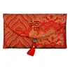 2026 Nuevo Estilo Carácter de la Fortuna Sobre Rojo de Mil Yuanes para Personas Mayores, Sobre Rojo de Tela, Brocado Personalizado Sobre Rojo Universal de Año Nuevo