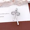 Collar Nuevo Estilo Lazo de Cinta Accesorios para Mujer Estilo Ins Sentido de Diseño de Nicho Moda Versátil Cadena para Clavícula para Mujeres