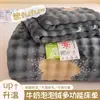 2026 Novo Modelo Classe A Amigo do Bebê Alta Gramatura Fleece Bolha Fleece Leite Estampado Lençol de Cama Peça Única Inverno Quente Pelúcia