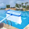 Red de Limpieza para Piscina y Estanque de Peces, Red Profunda para Hojas de Estanques, Bolsa de Red para Hojas y Malezas Acuáticas, Red con Borde de Aluminio Reforzado y Densificado