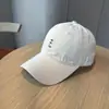 Gorra de Béisbol de Estilo Nuevo 2026 con Bordado de Letras Pequeñas, Parte Superior Suave para Mujer, Delgada y Transpirable, Hace que la Cara Parezca Más Pequeña, Gorra Simple de Pico de Pato para Parejas