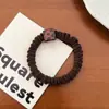 Diadema Cuadrada de Acrílico Estampado de Leopardo, Banda de Goma Simple y de Alta Elasticidad, Diadema de Celebridad de Internet, Goma para el Cabello, Duradera
