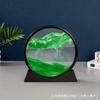 Explosiones Transfronterizas Pintura de Arena Movediza 3D Adornos para Sala de Estar Creativo Transfronterizo Pintura de Reloj de Arena 3D Decoración de Escena en Movimiento Regalo para el Hogar